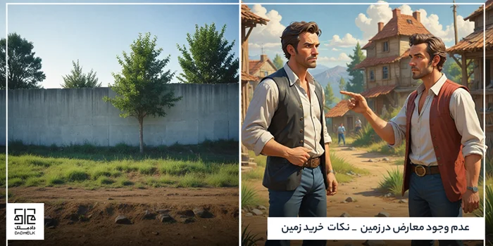 عدم وجود معارض در زمین _ نکات خرید زمین