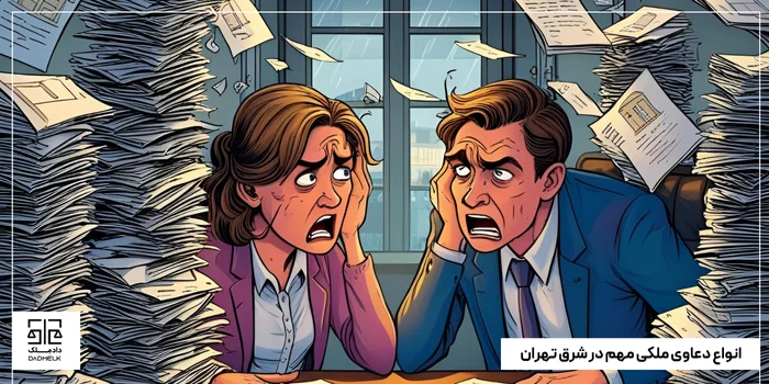 انواع دعاوی ملکی مهم در شرق تهران