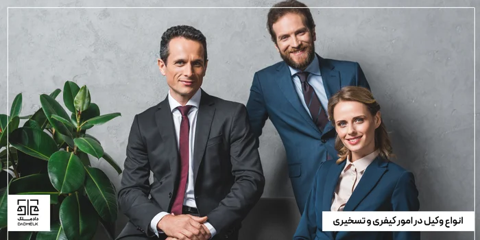 انواع وکیل در امور کیفری و تسخیری