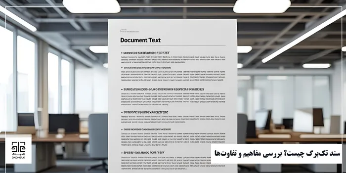 سند تکبرگ چیست؟ بررسی مفاهیم و تفاوتها