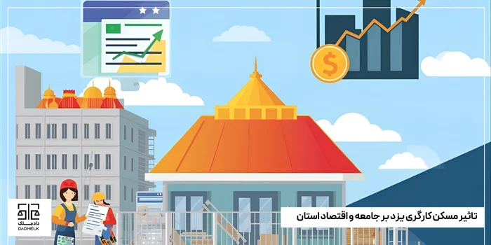 تاثیر مسکن کارگری یزد بر جامعه و اقتصاد استان