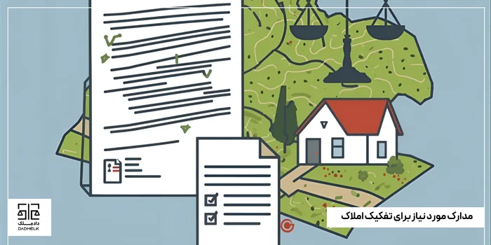 مدارک مورد نیاز برای تفکیک املاک