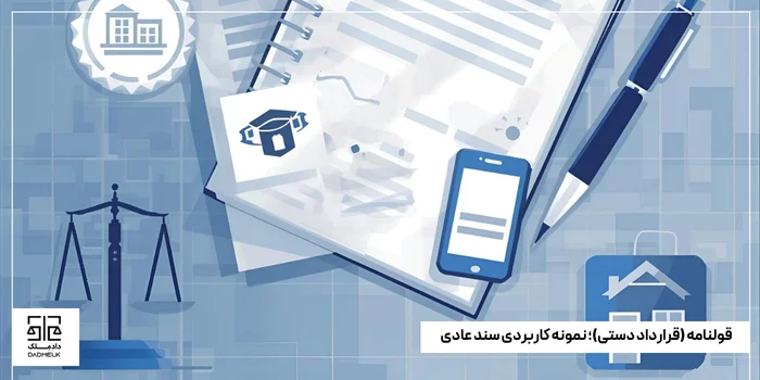 قولنامه (قرارداد دستی)؛ نمونه کاربردی سند عادی