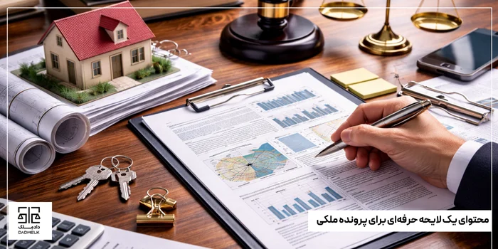 محتوای یک لایحه حرفه_ای برای پرونده ملکی